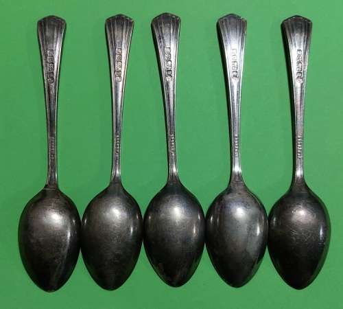 Set of 5 Vintage Collectors Spoons