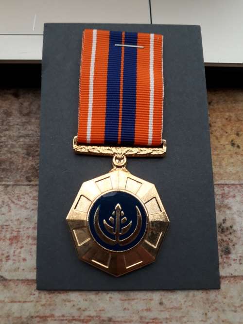 South Africa Army Propatria Full Medal Number 353861