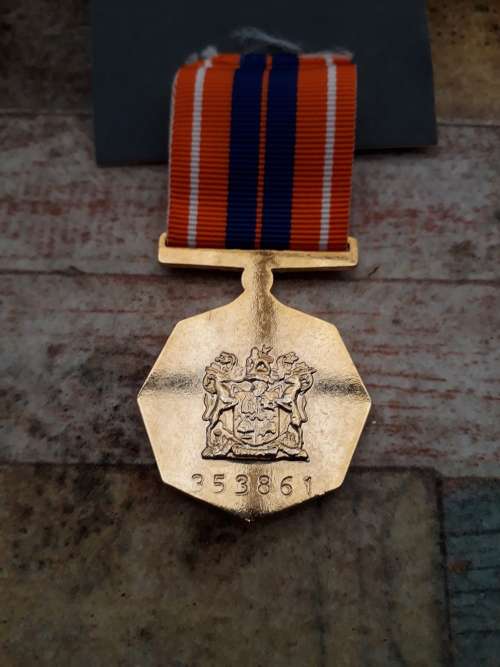 South Africa Army Propatria Full Medal Number 353861