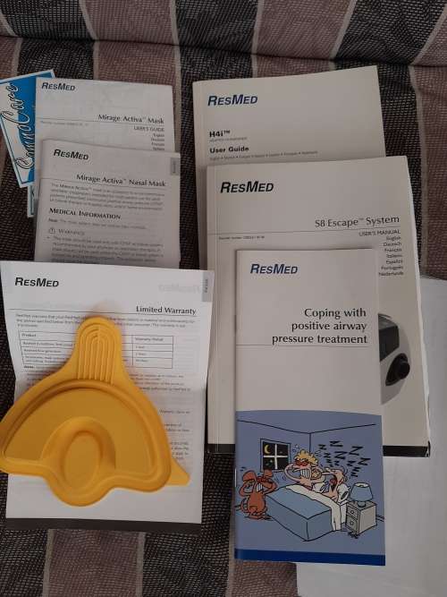 Good Used S8 Escape System Complete CPAP Machine For Sleep Apnea With Manuals Shipping Postnet R220.