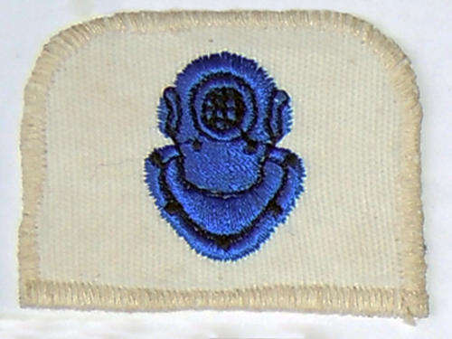 Diver - Army Diver Patch - 1st Issue Mess Dress (Blue on White Nutria)