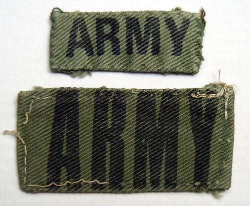 Rhodesia - Army Chest Cloth Badges