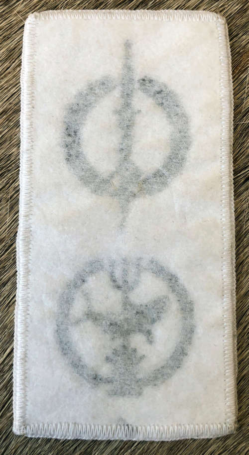 Combined Operator and Combat Diver Qualification Badge (Black on White - Unofficial)