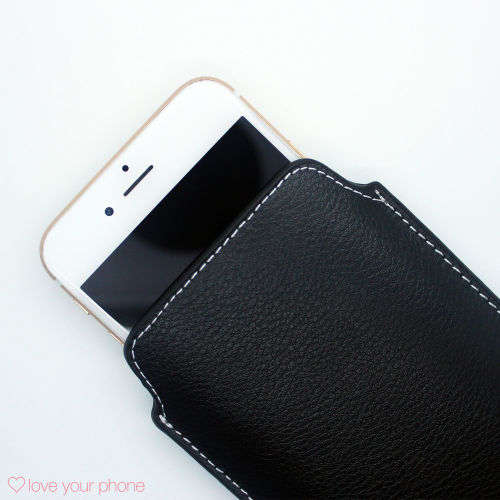 Genuine Leather Luxury Sleeve Pouch Case for iPhone, Samsung Huawei