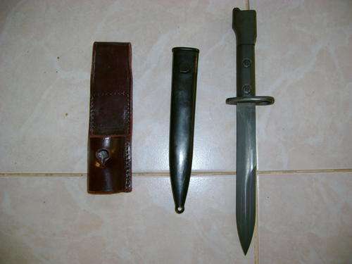 old south african police fn bayonet