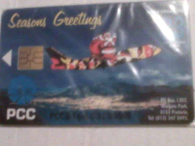 TELKOM PHONECARD - "1998 PHONECARD COLLECTOR'S CLUB CARD"