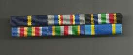 POLICE MEDAL BAR (6x ribbons)