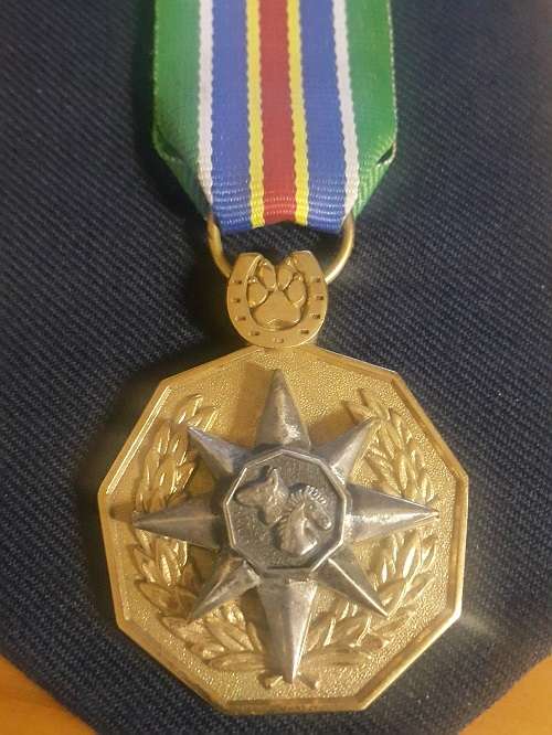 SAPS Canine and Equine Medal for Bravery