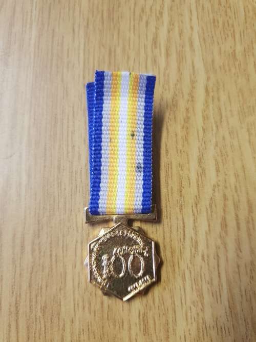 SAPS 100 Years Centenary Miniature Medal