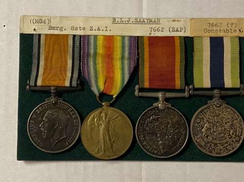 Medal Group to BLJ Saayman