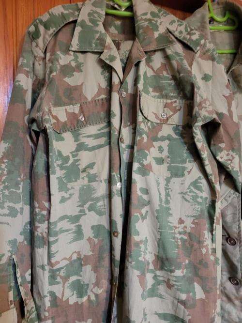 SAP Police 1970s first issue camo shirt