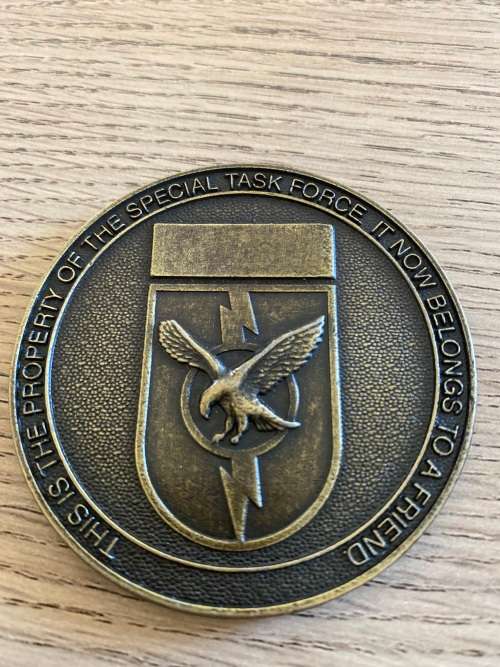 SAP police task force commemorative medallion