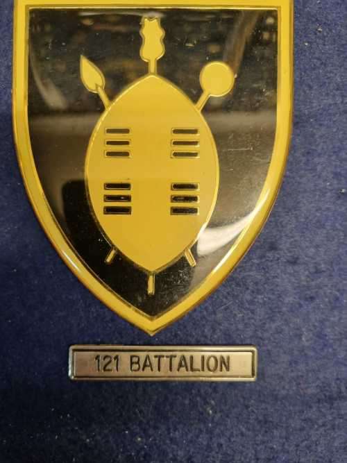 121 Battalion display shield