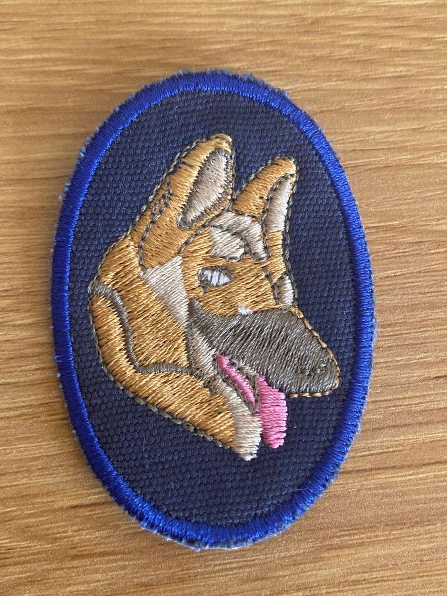 SAP Police Dog Handler badge (blue field dress)