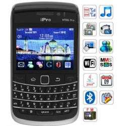 iPro 9700i Pro Quad Band Dual Cards with Wifi Java Leather Cell Phone