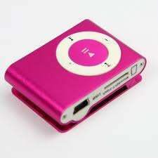 MP3 Player with Mini Clip Case,  Supports up To 8gb Micro SD Card, Many Colours to Choose From