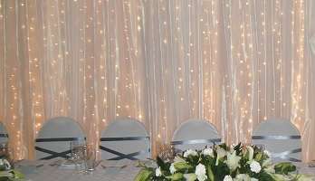 4M X 3M LED Curtain Fairy Light,  Available in White Only