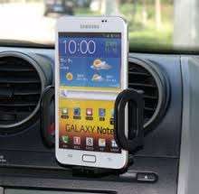 Universal Adjustable Car Air Vent Cell Phone Holder, Fits Iphone, Samsung S3/4 & lots more