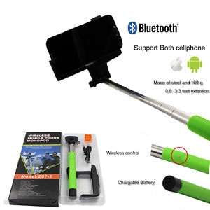 Selfie Stick with Built in Bluetooth for Smart Phones and Camera's