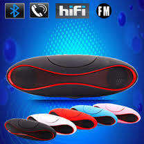 Bluetooth Rugby Ball Shaped Speaker with Built in FM Radio