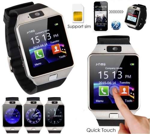 Bluetooth Smart Watch Phone with Camera and SIM Card Slot For Android Phones