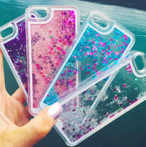 Iphone 5 Glitter Star Bling Case