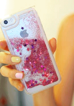 Iphone 5 Glitter Star Bling Case
