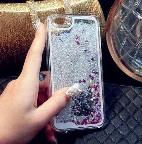 Iphone 6 Glitter Star Bling Case