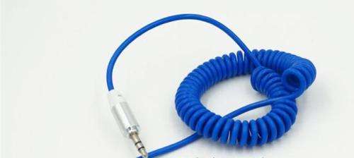 Spring 3.5mm Audio Cable Stretch Aux Cable For MP3 Tablet Mobile Phone and Vehicle
