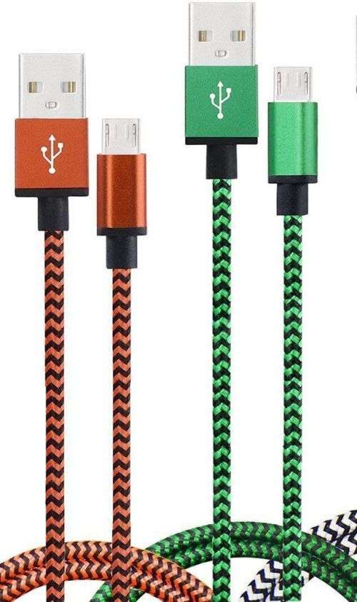 Micro USB Cable Nylon Braided 1M