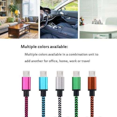 Micro USB Cable Nylon Braided 1M