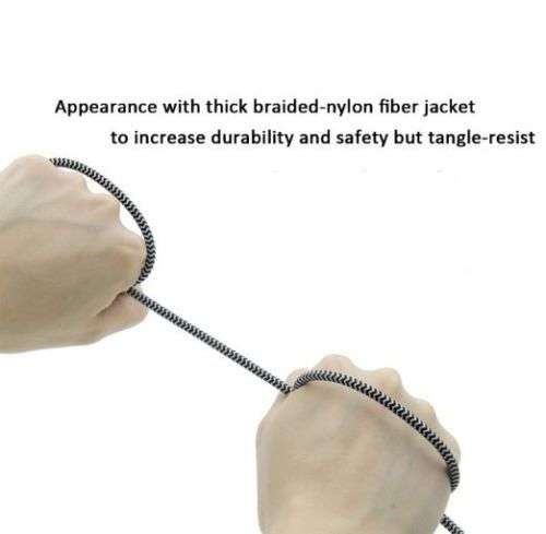 Micro USB Cable Nylon Braided 1M