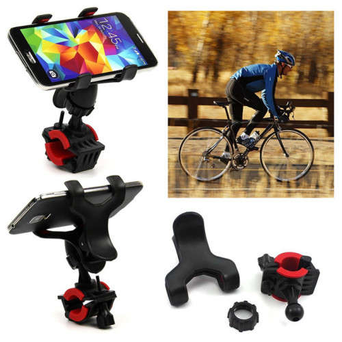 360 Degree Rotatable Bicycle Handlebar Phone Holder