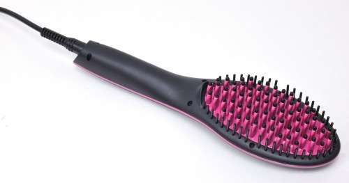 Straight Ceramic Brush Hair Straightener