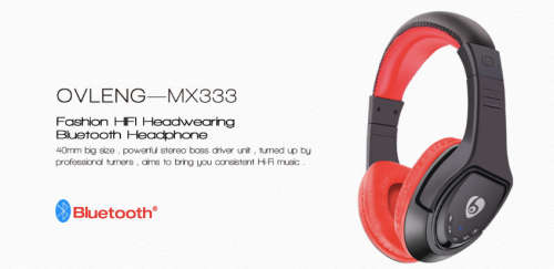 MX33 Wireless Bluetooth 4.1 Headset with Microphone and Micro SD Card Slot