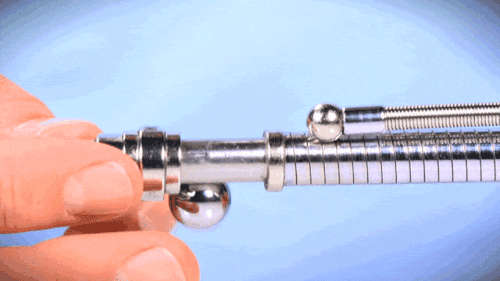 Magnetic Fidget Pen Finger Anti-Stress Relief Tri-spinner Stress Reliever Pen Silver