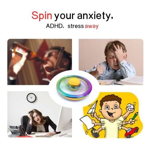 Rainbow Metal EDC Hand Spinner