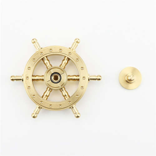 Nautical Gold Fidget Spinner Stress Reliever Toy
