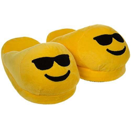 Cool Sunglasses Emoji Slippers