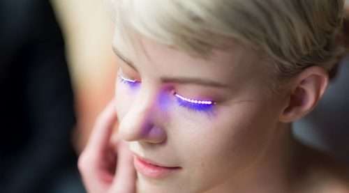 Interactive LED Eyelashes