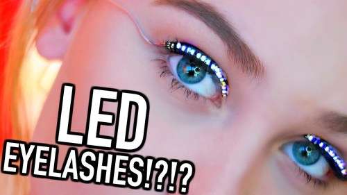 Interactive LED Eyelashes
