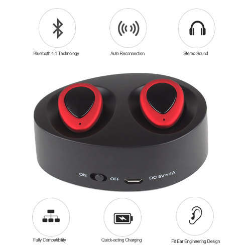 Mini TWS K2 Twins True Wireless Bluetooth Stereo Headset In-ear Earphone