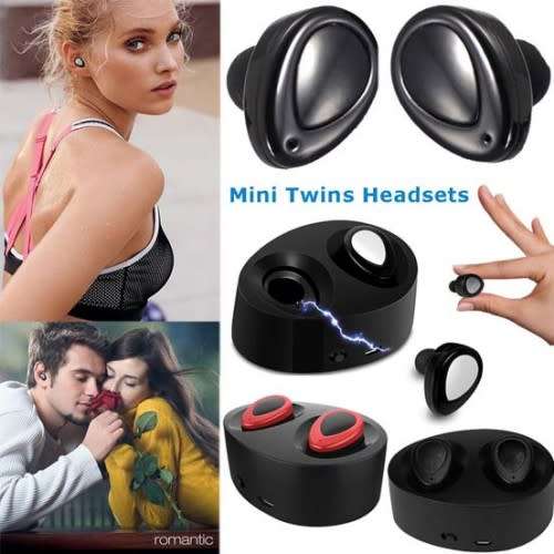 Mini TWS K2 Twins True Wireless Bluetooth Stereo Headset In-ear Earphone