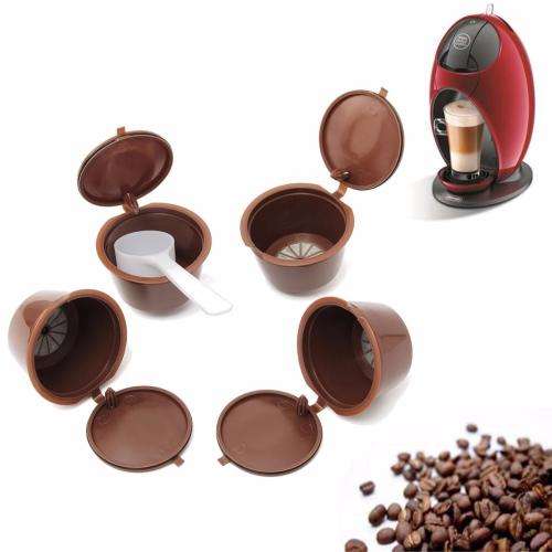 3Pcs Reusable Coffee Capsules Coffee Filter for Dolce Gusto Machine