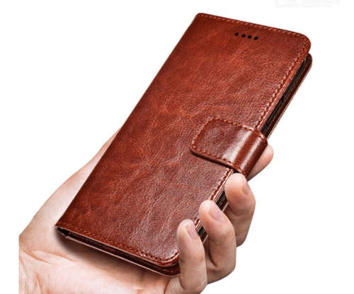 Black Naxtop Leather Phone Wallet Case for LG K50 Q60 TPU + PU Card Slot Phone Stand