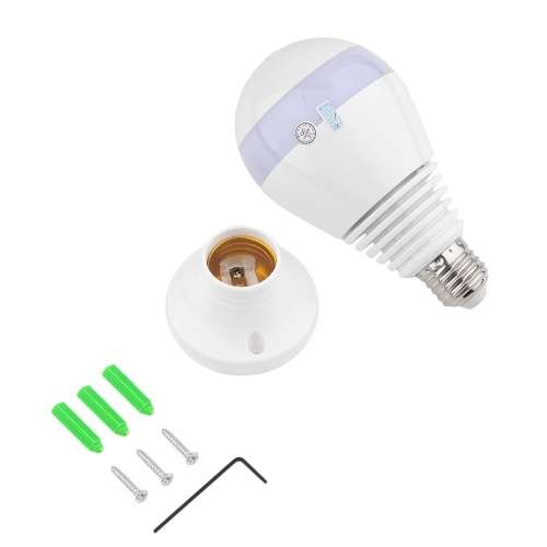 V380 Light Bulb WI-FI IP CCTV Panoramic Security Camera