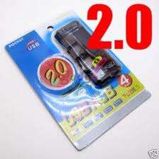 USB 4 Port Slim Hub!! Adds extra USB ports to your computer!!