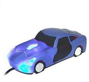 USB Optical Car Mouse With Head & Tail Lights!!!!!