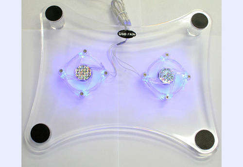Laptop Cooling Pad with Blue Lights!!! Prevents your laptop from overheating!!!