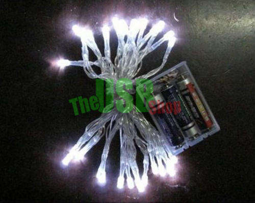 Battery Operated 3m LED Fairy Lights!! 30 LED Bulbs!! Ideal for parties, functions, xmas etc!!